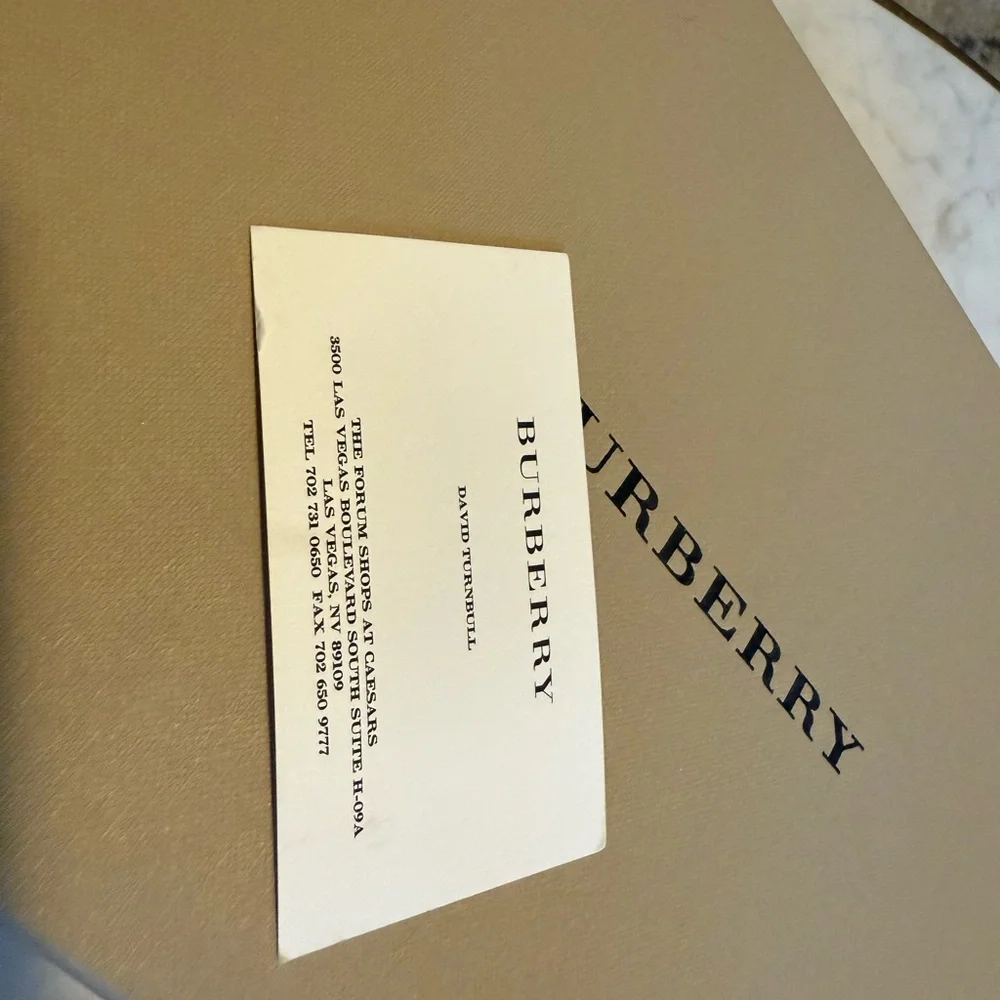 Burberry Plaid Black and Tan Heels size 40.5 - Picture 7 of 7